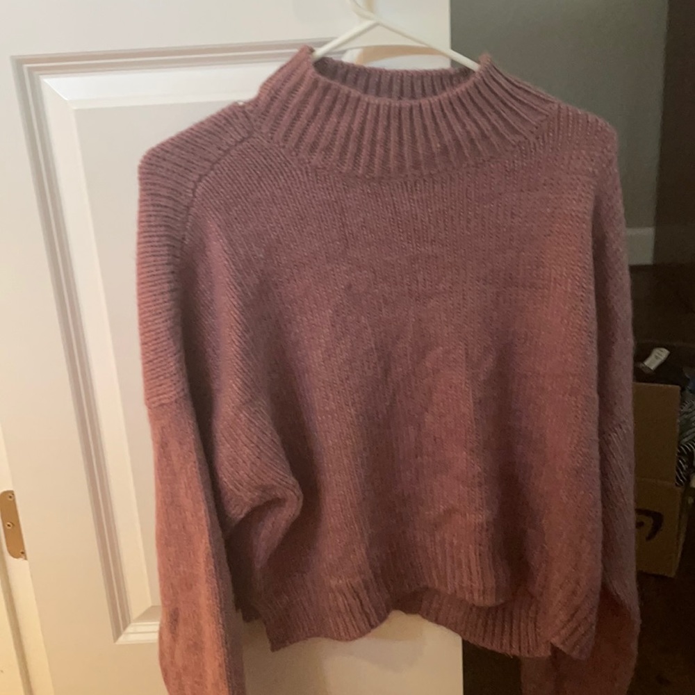 Super soft purple sweater with turtle neck. Aeropostale size XL